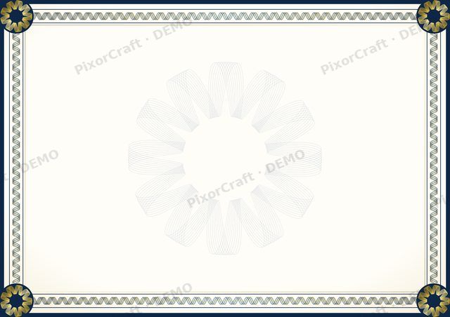 Navy Guilloche