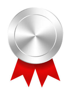Example ribbon badge